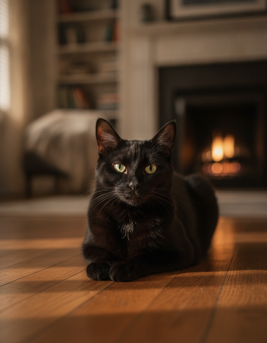 Schwarze Katzen: Samtfell, leuchtender Blick – und ganz viel Herz.